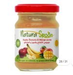 Apple, Banana & Mango puree