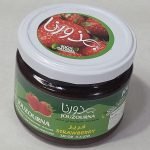 Jam sweetened with molasses
