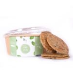 Baked thyme crackers