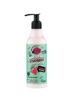 Natural strawberry body lotion