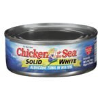Solid White Albacore Tuna in Water with Sea Salt