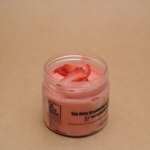 Keto Strawberry Ice Cream Cup