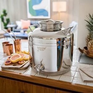 Stainless Steel Olive Oil Container