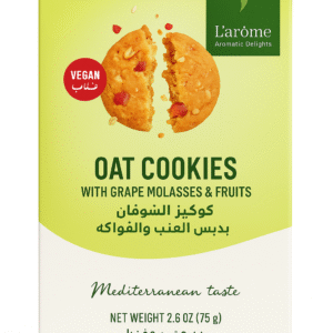 L'arome Oat Cookies with Grape Molasses & Fruits