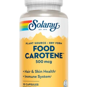 Solaray Food Carotene, Vitamin A as Beta C