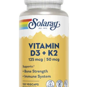 Solaray Vitamin D3 + K2