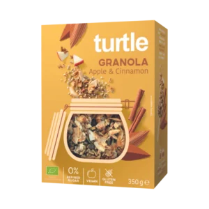 Nabat Turtle Organic Gluten Free Apple & Cinnamon Granola