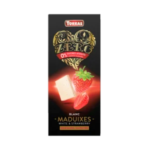 Torras Zero White Chocolate with Strawberries